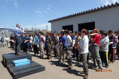 【画像】学長の開会挨拶