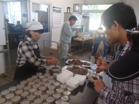 【画像】小豆のシホンケーキとライスプリンも好評でした