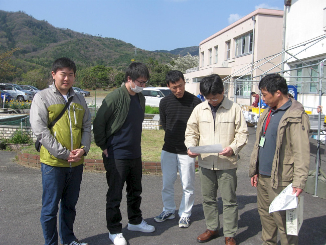 【画像】足立先生、氏家先生、門脇線と松岡君、荒木君