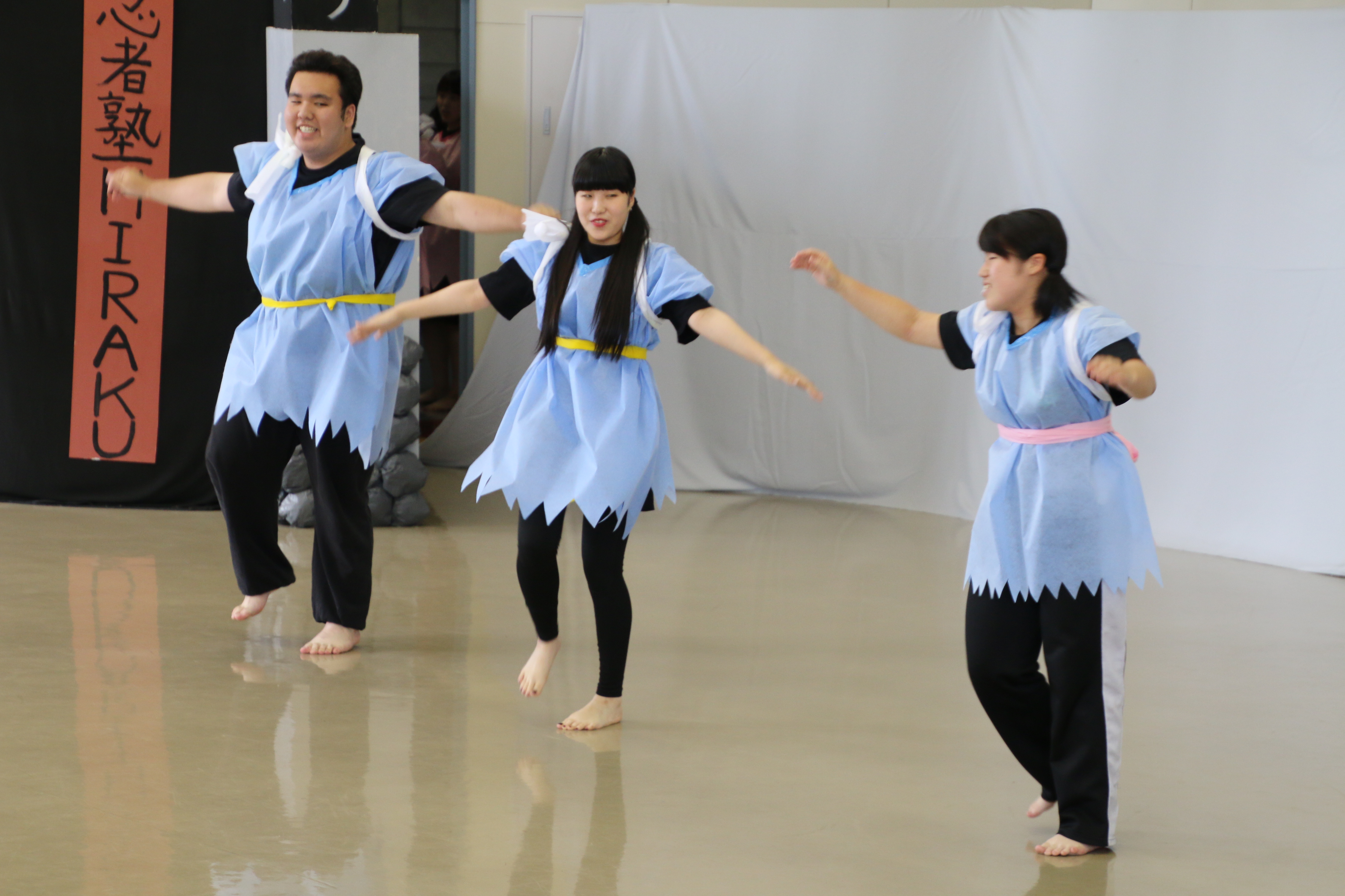 プチミュージカル 忍者塾 Hiraku 学内公演 拓殖大学北海道短期大学