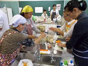 深川在住の海外の方も参加しました