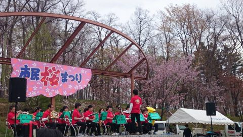 5月の市内桜まつりで撮影会