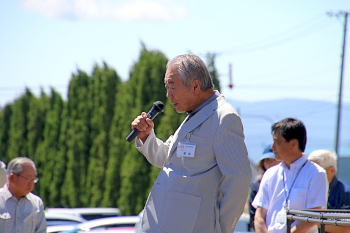 篠塚学長の挨拶