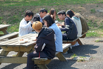 昼食風景