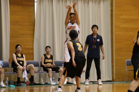 初戦　北海道教育大学旭川校戦　ＣＡＰの３Ｐ炸裂