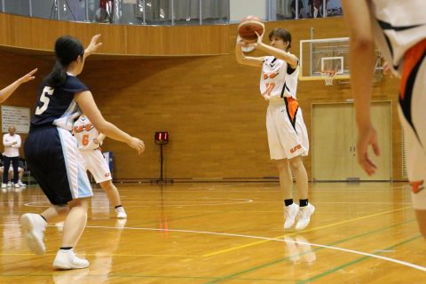 準決勝　北海道武蔵女子短期大学戦　１年生も３Ｐ炸裂