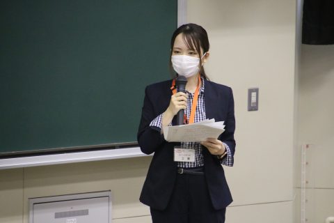 若手教員による本学アピールポイントの説明