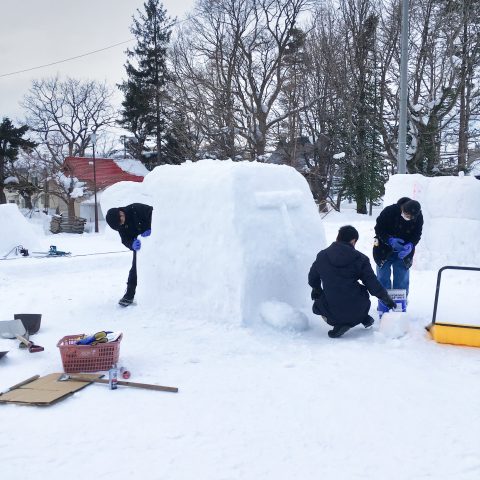 雪像製作