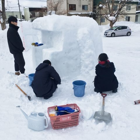 雪像製作